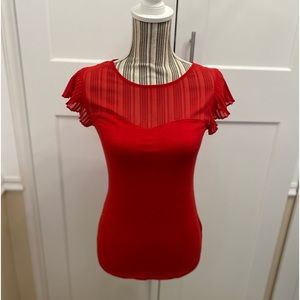 Express - red festive top.